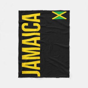 Jamaica Flag Athletic Soccer Footll Sports Jersey Fleece Blanket