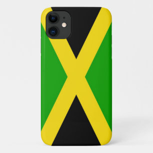 Jamaica Flag, Black, Green and Yellow iPhone 11 Case