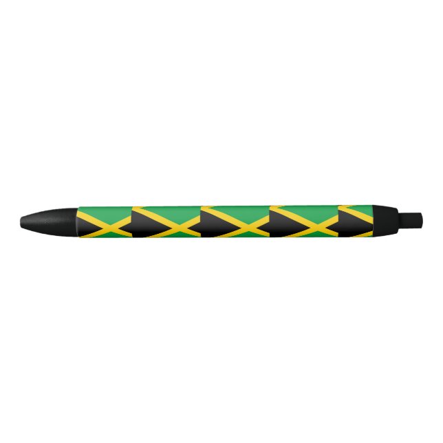 Jamaica Flag Black Ink Pen (Front)