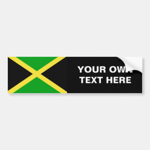 Jamaica Flag Bumper Sticker