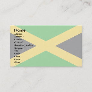 Jamaica Flag Business Card