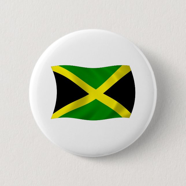 Jamaica Flag Button (Front)