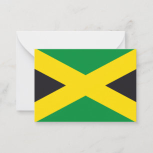 Jamaica flag card
