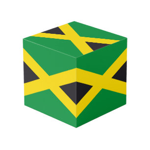 Jamaica flag cube