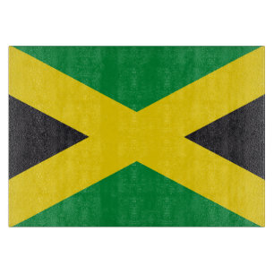 Jamaica flag cutting board