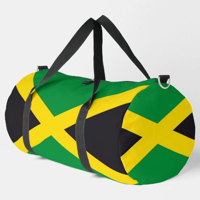 Jamaica flag duffle bag (Left Corner)
