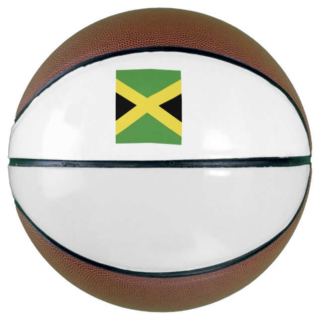Jamaica Flag Emblem Basketball (Front)