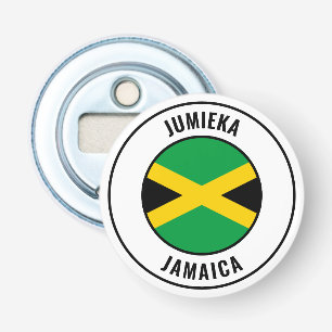 Jamaica Flag Gorgeous Patriotic Bottle Opener