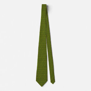 Jamaica Flag Hearts Tie