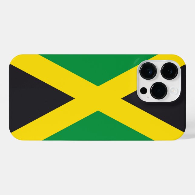 Jamaica flag iPhone case (Back Horizontal)