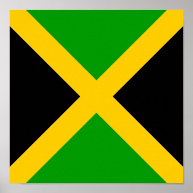 Jamaica Flag Jamaican Country Home Ethnicity  Poster (Front)