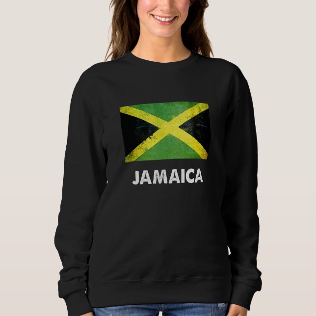 Jamaica Flag  Jamaican Sweatshirt (Front)