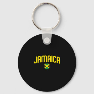 Jamaica Flag Jamaican Vintage Athletic Throwck Sou Key Ring