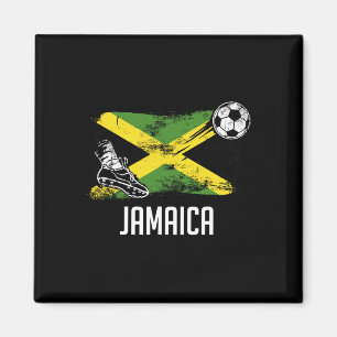 Jamaica Flag Jersey Jamaican Soccer Team Jamaican Magnet