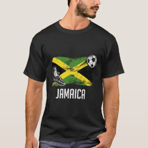 Jamaica Flag Jersey Jamaican Soccer Team Jamaican T-Shirt