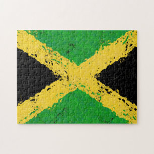 JAMAICA FLAG JIGSAW PUZZLE
