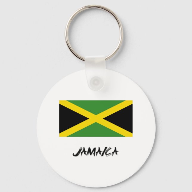 Jamaica Flag Key Ring (Front)