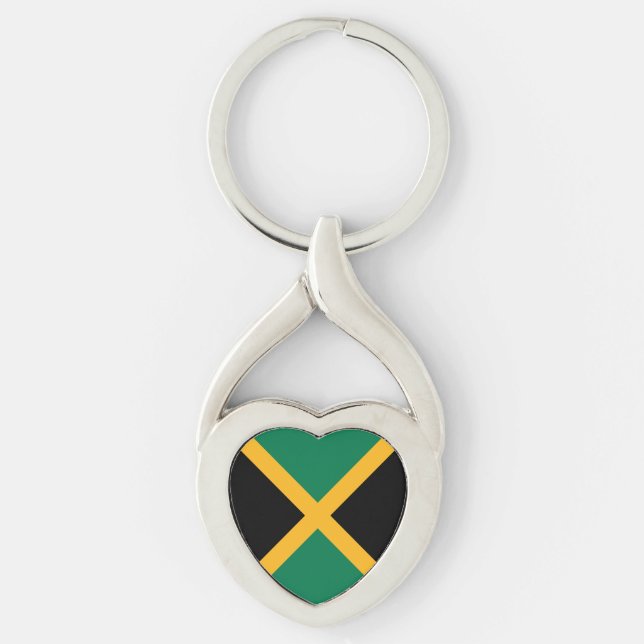 Jamaica Flag Key Ring (Front)