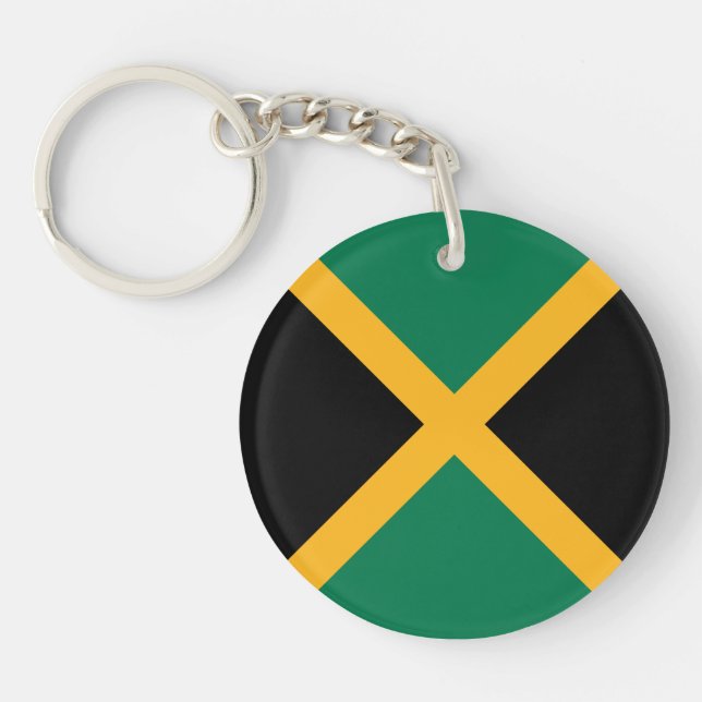 Jamaica Flag Key Ring (Front)