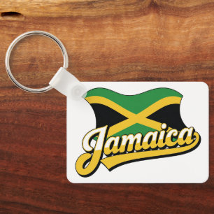 Jamaica Flag Key Ring