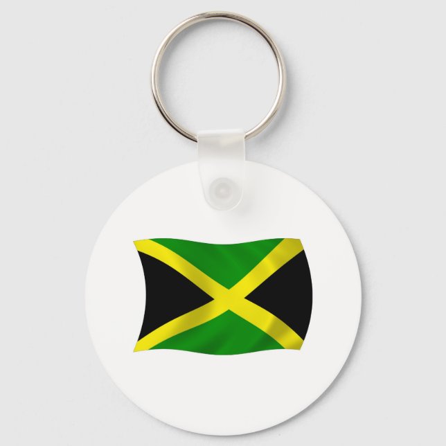 Jamaica Flag Keychain (Front)