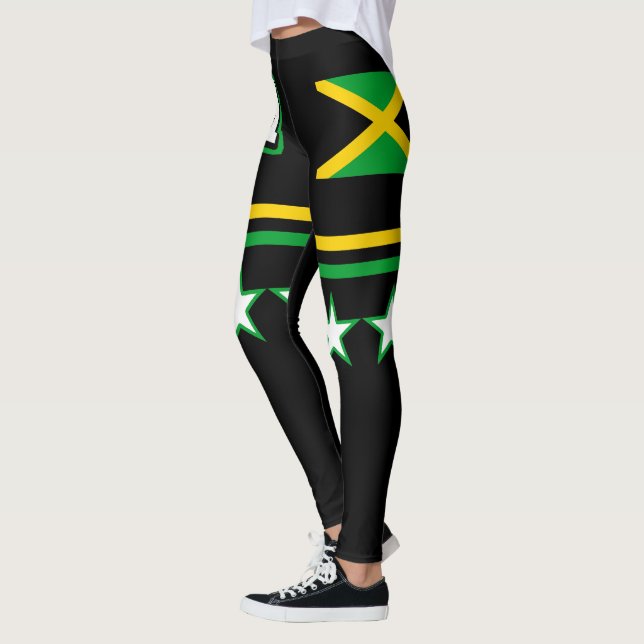 Jamaica Flag Leggings (Left)