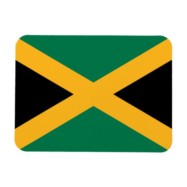 Jamaica Flag Magnet (Horizontal)