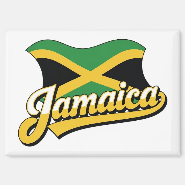 Jamaica Flag Magnet (Front)