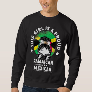 Jamaica Flag Mexico Grown Women Girl Citizen Pride Sweatshirt