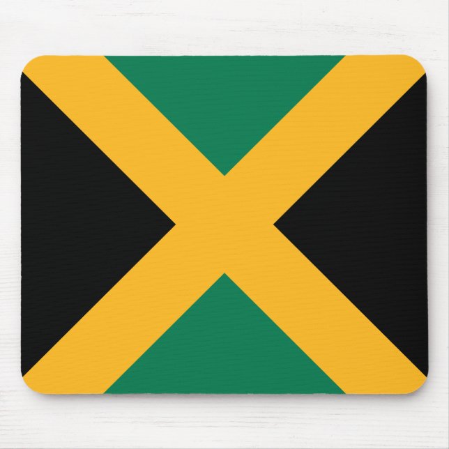 Jamaica Flag Mouse Pad (Front)