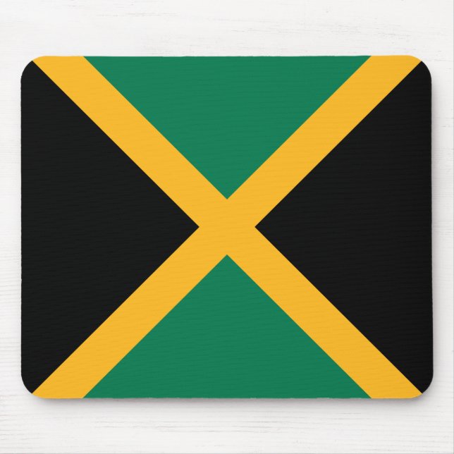 Jamaica Flag Mouse Pad (Front)