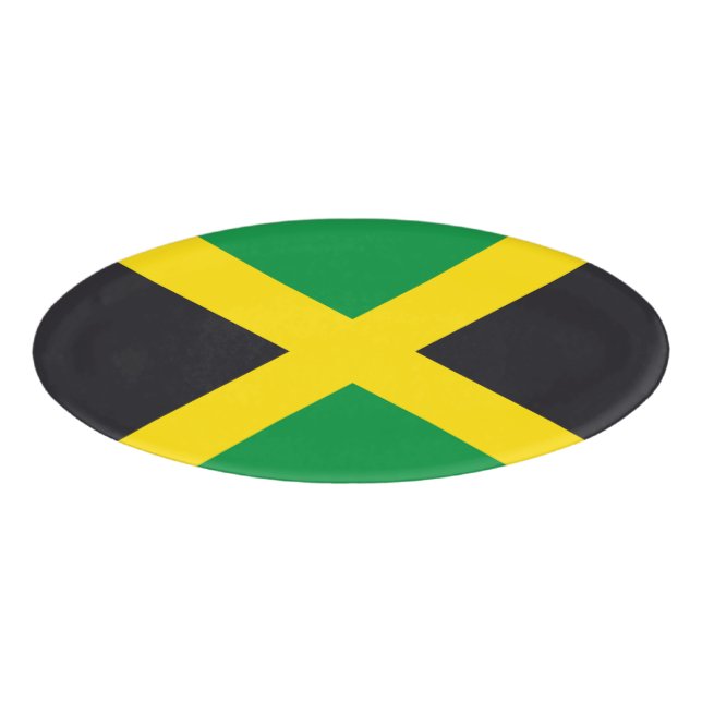 Jamaica flag name tag (Front)