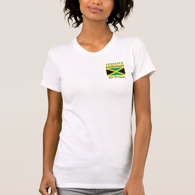 Jamaica Flag No Problem T-Shirt (Front)