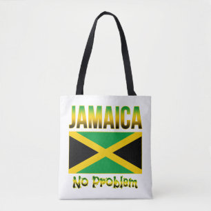 Jamaica Flag No Problem Tote Bag