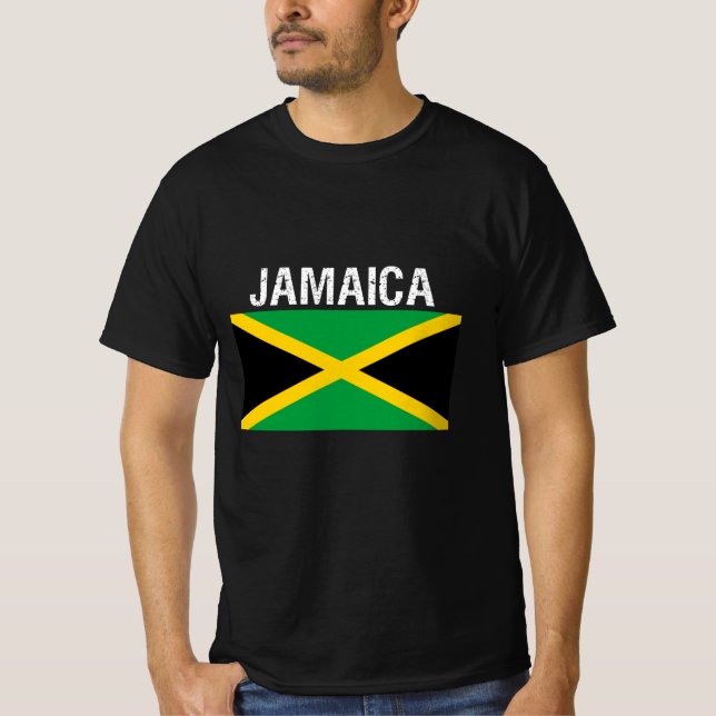 Jamaica,flag of Jamaica T-Shirt (Front)