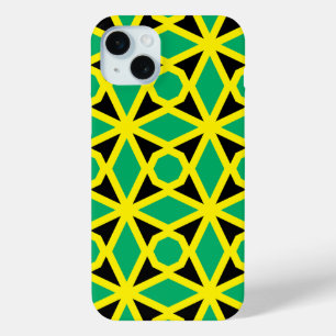 Jamaica flag pattern iPhone 15 mini case