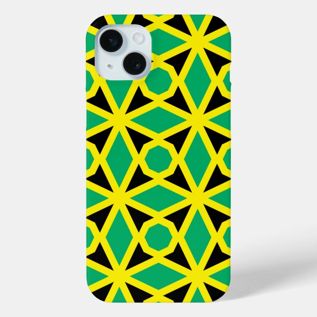 Jamaica flag pattern Case-Mate iPhone case (Back)