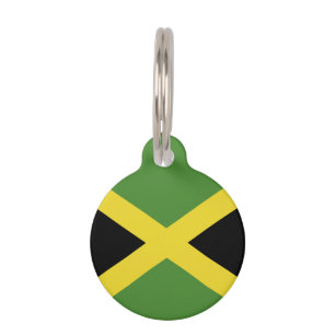 Jamaica Flag Pet Tag