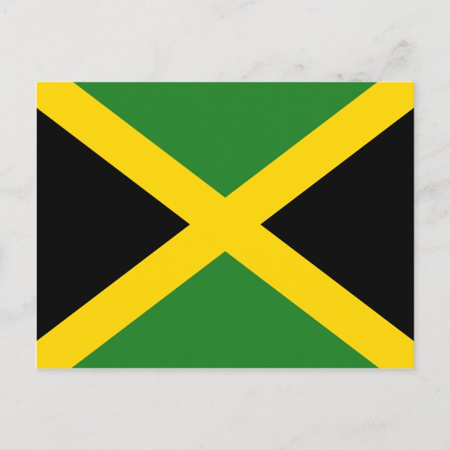 Jamaica Flag Postcard (Front)