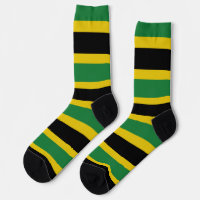 Jamaica Flag Proud Jamaicans Roots Socks