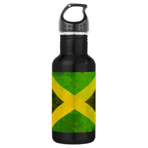 jamaica flag - reggae roots 532 ml water bottle