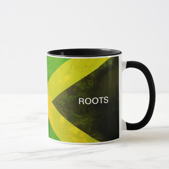 jamaica flag - reggae roots mug (Right)