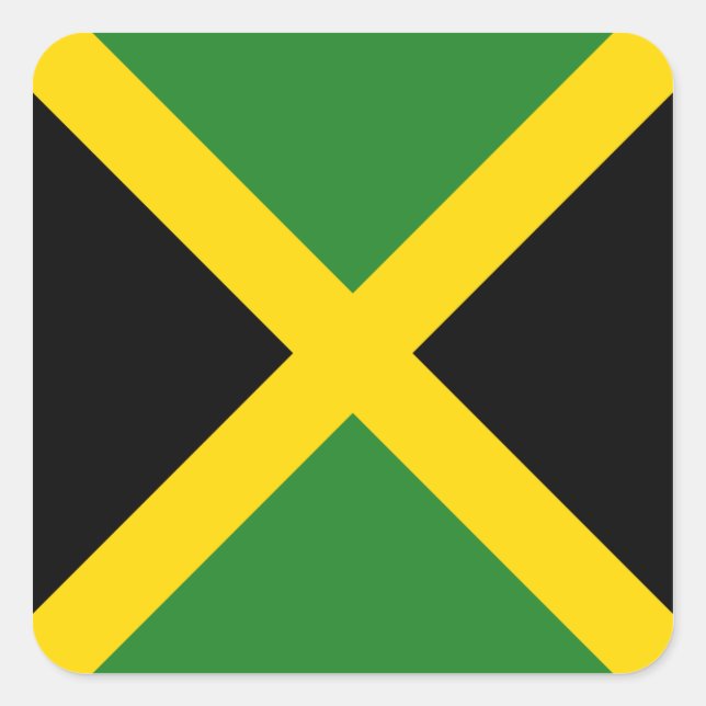 Jamaica Flag Sticker (Front)