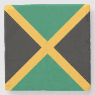 Jamaica Flag Stone Coaster