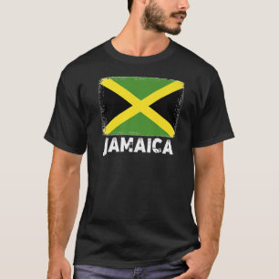 Jamaica Flag Support Jamaican People Women Men T-Shirt