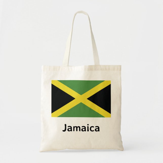 Jamaica Flag Tote Bag (Front)