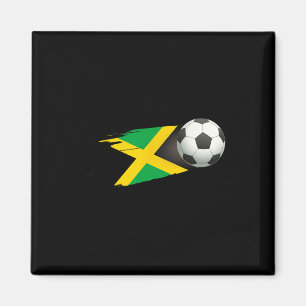 Jamaica Footll Ll Jamaica Flag Jersey - Jamaican F Magnet
