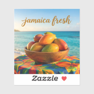 Jamaica fresh mango by the sea