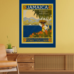 Jamaica - Gem of the Tropics, Poster