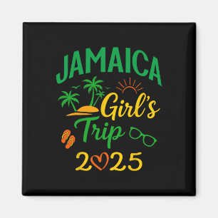 Jamaica Girls Trip 2025-cool Caribbean Vacation Ma Magnet